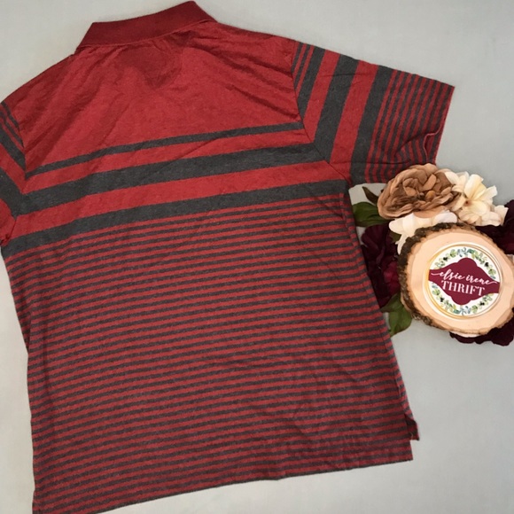 ‼️ Men’s Red and Grey Collared Big Sky Outfitters - Picture 6 of 7